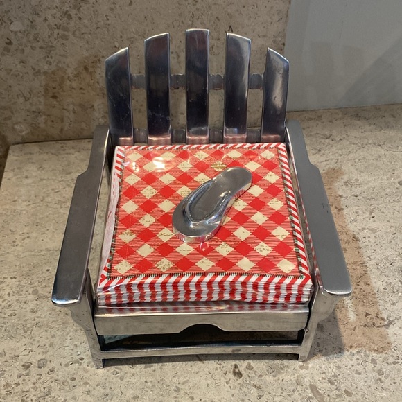 Metal Patio Chair Napkin Holder - Picture 7 of 14